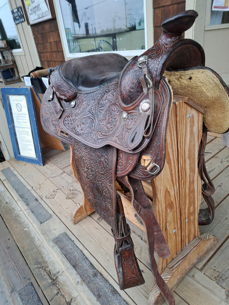 15" Vintage Circle Y Western Equitation Show Saddle