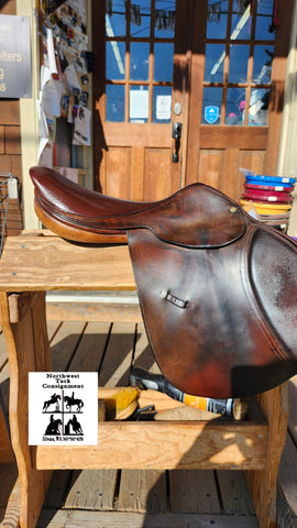 17" Pessoa Close Contact Jump Saddle