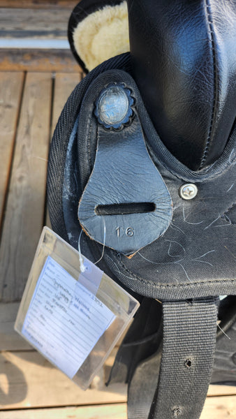 ON TRIAL 16" Synthetic Western Saddle