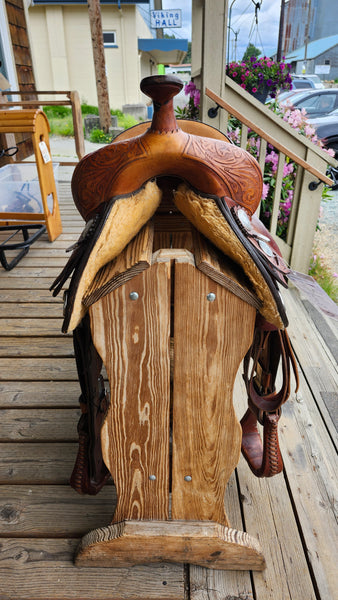 15.5" Crates Western Equitation Show Saddle