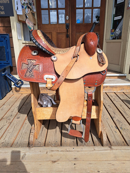 14" Double T Barrel Saddle