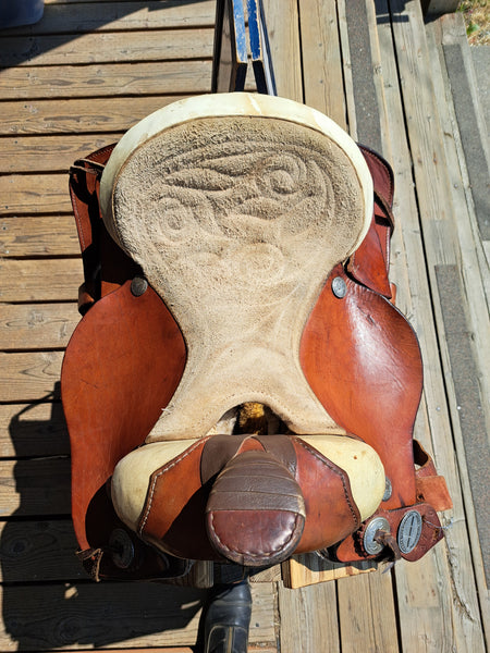 13" Three Bars Saddlery Youth All Around Saddle