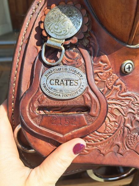 15" Crates Western Trail Saddle