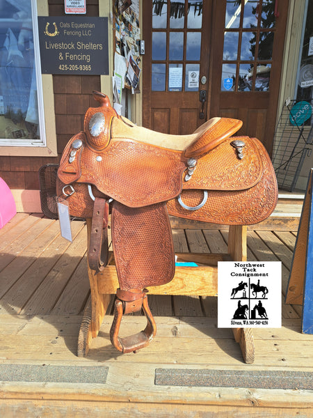 16" Blue Ribbon Western Equitation Show Saddle