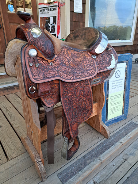 16" Hereford Tex Tan Western Equitation Show Saddle
