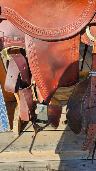 15.5" J. Stead Wade Ranch Roper Saddle