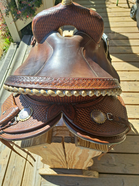 14" About The Horse Barrel Saddle