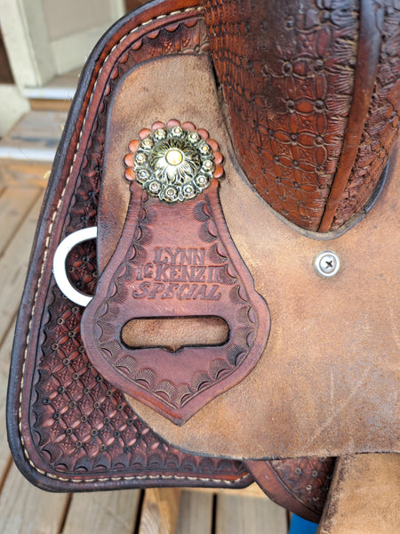 13" Double J Lynn Mckenzie Special Barrel Saddle