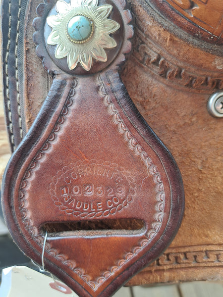 14" Corriente Barrel Racing Saddle