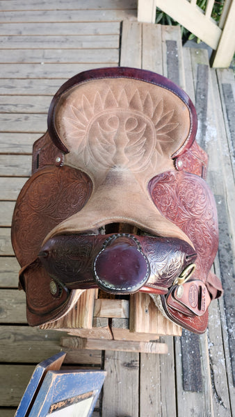 15" Action Company Round Skirt Western Saddle