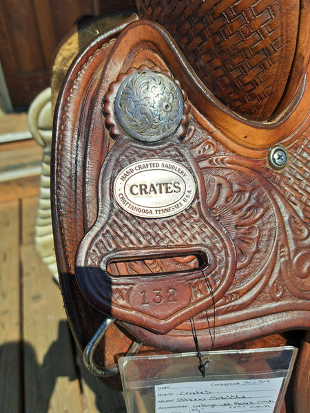 15" Crates Western Equitation Show Saddle