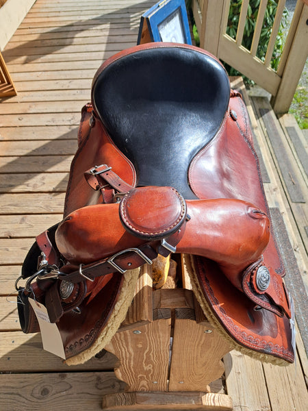 17" Ortho-Flex Range Roper Ranch Saddle