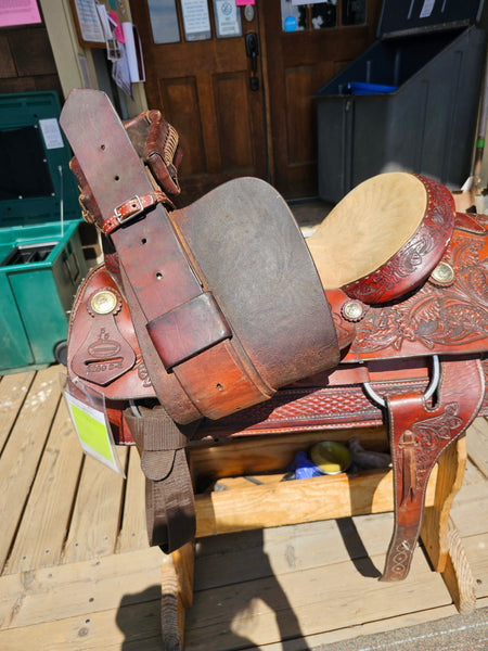 15.5" American Saddlesmith Action Co Western Pleasure Saddle