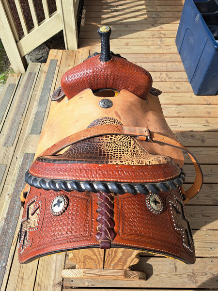 14" Double T Barrel Saddle