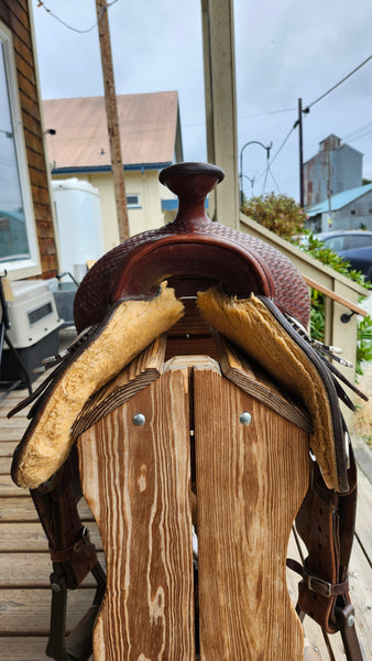 15.5" Crates Western Equitation Show Saddle