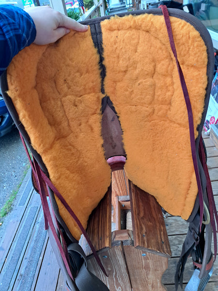 17" Fabtron Easy Rider Gaited Western Trail Saddle