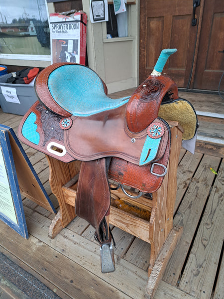 15" Double T Barrel Saddle