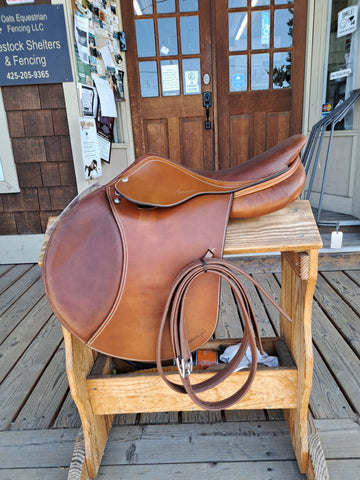 16.5" Amerigo Cervia Jump Saddle