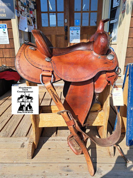 16" Circle Y Alpine Flex2 Western Trail Saddle