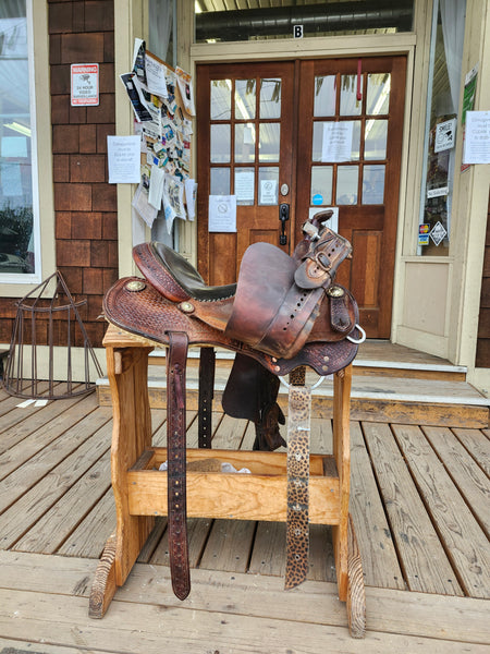 ON TRIAL 15" Bar H Barrel Saddle