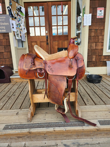 15" Custom Ranch Roping Saddle