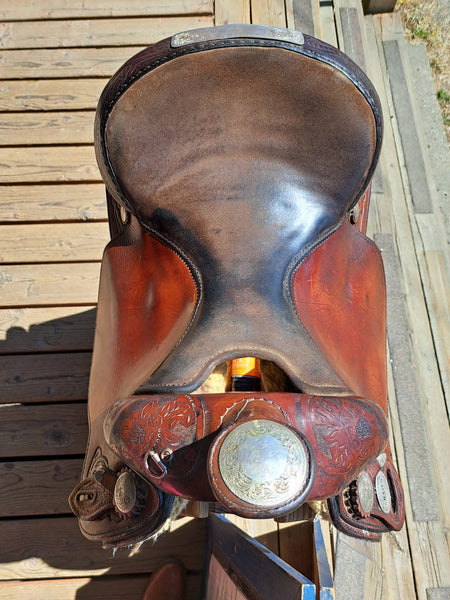 15.5" Crates Western Equitation Show Saddle