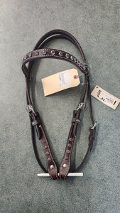 NEW Classic Equine Antique Dot Browband Western Headstall