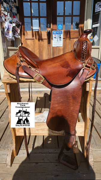15.5" Fred Hook Western Trail Saddle