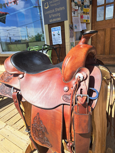 17" Ortho-Flex Western Trail Saddle