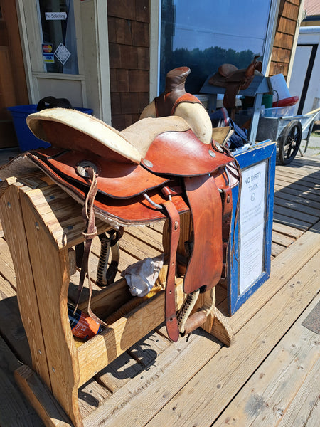 13" Three Bars Saddlery Youth All Around Saddle