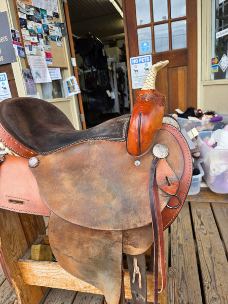 16" Ruff's Saddle Shop Barrel Saddle