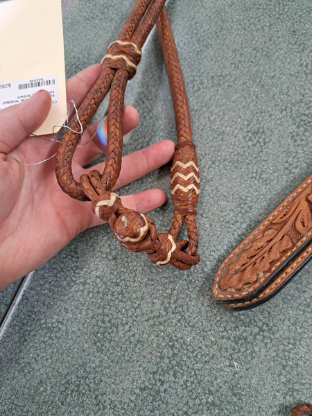 Kangaroo Leather Romal Reins