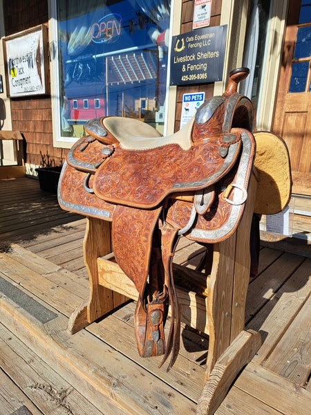 17" Silver Mesa Western Equitation Show Saddle