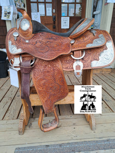 15.5" Custom Woods Equitation Saddle