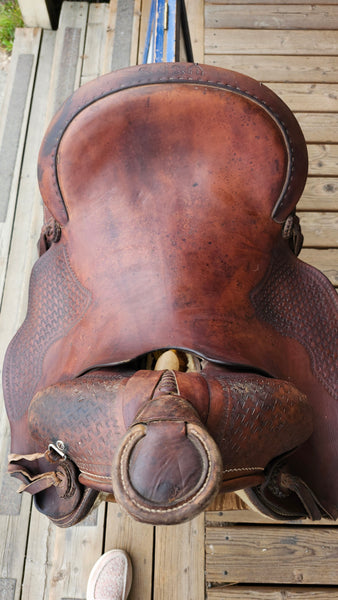 15" John Fallis Forest Service Western Saddle