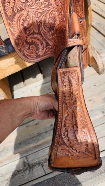 16" Champion Turf Western Equitation Show Saddle