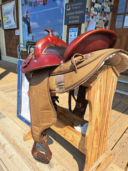 15" Fabtron Arabian Full Quarter Synthetic Saddle