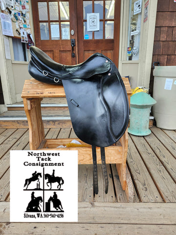 17" Cresta Courbette Lemetex Dressage saddle