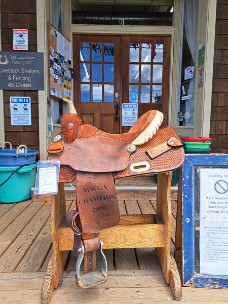15" Billy Cook Barrel Saddle