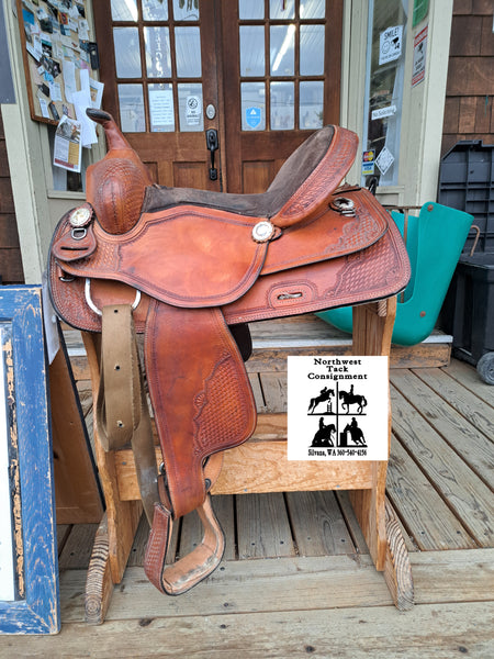 ON TRIAL 15" King Series All Around Western Trail Saddle