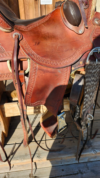 15.5" J. Stead Wade Ranch Roper Saddle