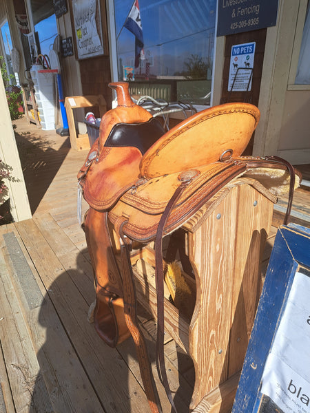 16" Circle Y Flex-Lite Durango Mule Trail Saddle