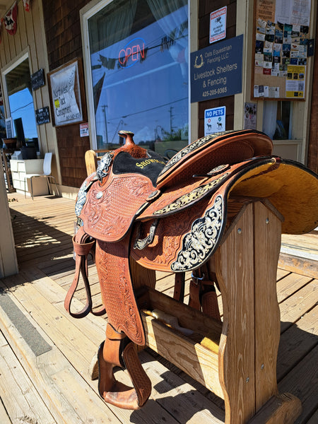 17" Showman Western Equitation Show Saddle
