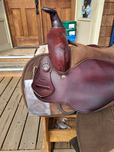 On Trial  16" Fabtron Synthetic Western Saddle