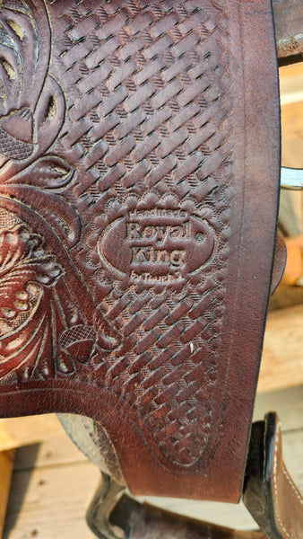 13.5" Royal King Youth western saddle