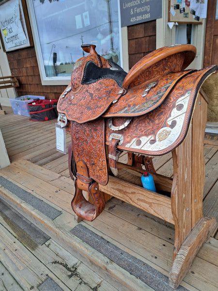 15" Billy Cook Longhorn Western Equitation Show Saddle
