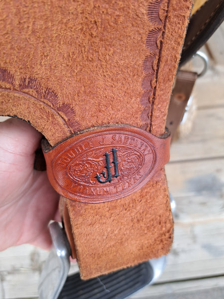 14" Double J Pozzi Pro Racer Barrel Saddle