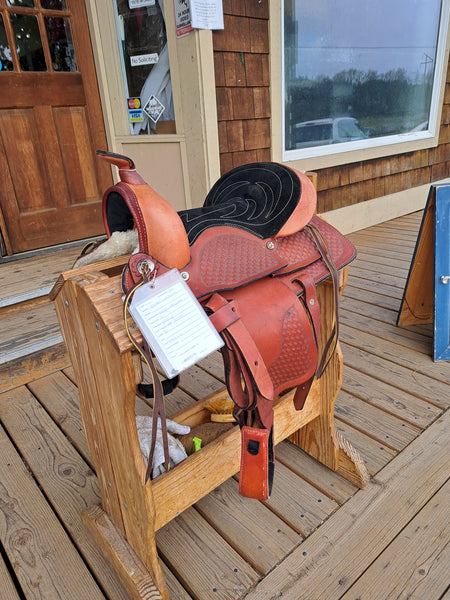 On Trial  12" youth western saddle