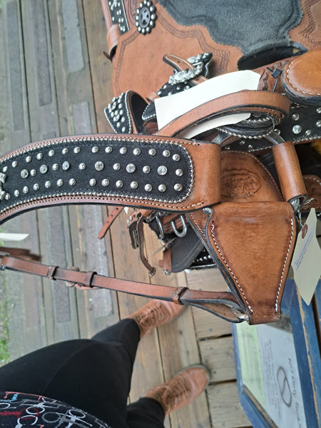 16" Silver Royal Barrel Saddle Package