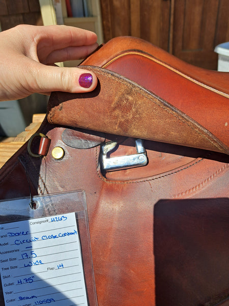 17.5" Dover Circuit Close Contact Jump Saddle